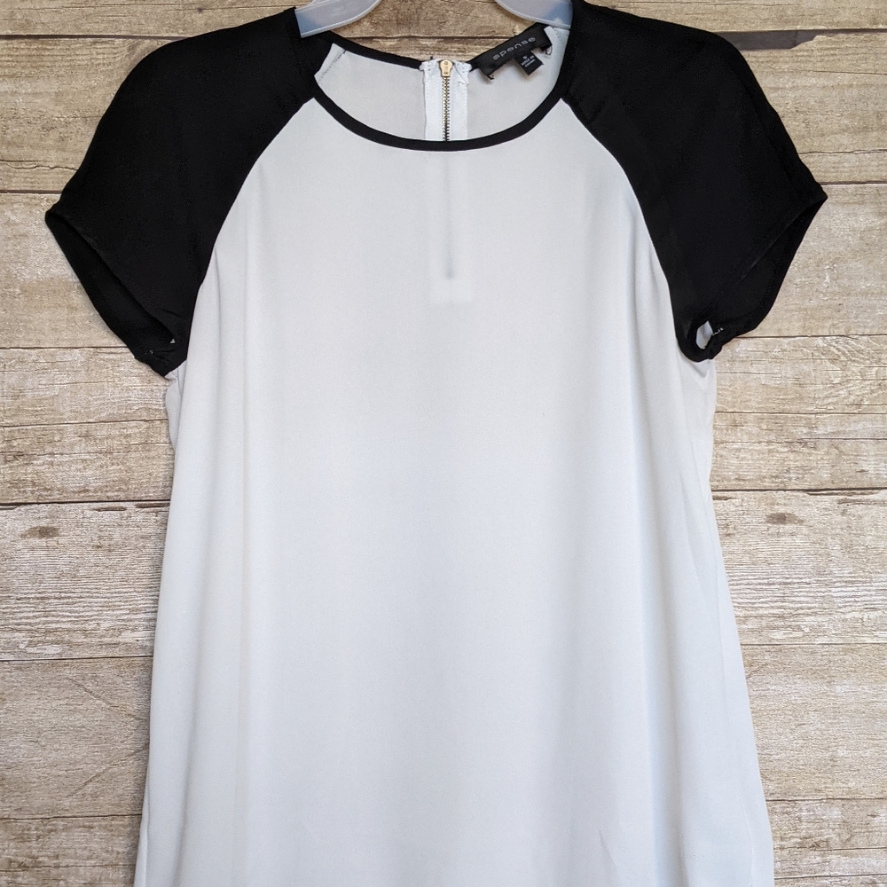 Spense Color Block Blouse